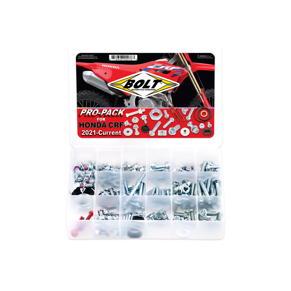 PRO PACK FASTENER KIT HONDA CRF250R/RX 22-26, CRF450R/RX 21-26, CRF450L/RL 19-26 (R)